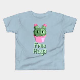 Free hugs cactus Kids T-Shirt